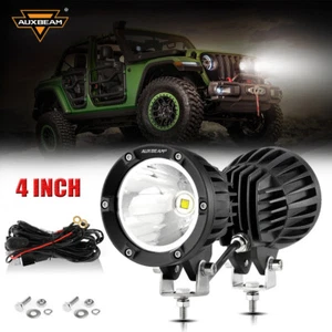AUXBEAM 2x 4" LED Barra de luces de trabajo Conducción Conducción Faros antiniebla Punto Camión Vainas antiniebla - Imagen 1 de 12