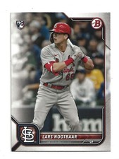 LARS NOOTBAAR 2022 Bowman Base Card St. Louis Cardinals (#64) Rookie RC
