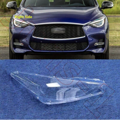 Nueva carcasa de lente transparente para faro derecho + pegamento sellador para Infiniti QX30 2017-2019 Foto 1 de 4