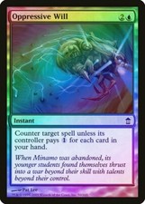 Oppressive Will FOIL Saviors of Kamigawa PLD Blue Common MAGIC CARD ABUGames