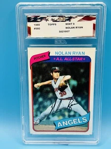 1980 Topps #580 Nolan Ryan HOF MINT 9 - Picture 1 of 6