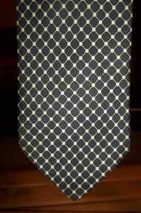  Brooks Brothers Silk Men's Necktie Navy Geometric Design 59x3.75 Made in USA  - Picture 1 of 9