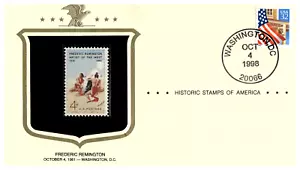 1961 Frederic Remington - 4 Cent Stamp - First Day of Issue 2000 Washington DC - Picture 1 of 2