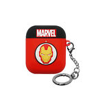 Marvel Iron Man Keyring Airpods Case-Protective Siliicon Skin Cover