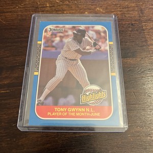 1987 Donruss - Highlights #12 Tony Gwynn