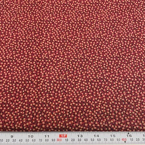 Paint Box Up-Date by Thimbleberries for RJR Fabrics Red Cotton Remnant 17" x 44" - Picture 1 of 2