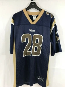 Puma NFL Jersey St Louis Rams Printed Marshall Faulk #28 Men's Size L Vintage - Picture 1 of 7