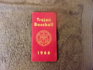 1966 USC BASEBALL MEDIA GUIDE Yearbook ROD DEDEAUX TOM SEAVER BILL LEE TRACK AD - Picture 1 of 2