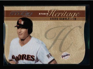 STEVE GARVEY 2005 DONRUSS STUDIO #SH-3 STUDIO HERITAGE DIE-CUT #198/200 AY7920