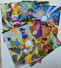Dragon Ball Broly Jumbo Carddass SMP Super Metallic Poster Full Set [16 cartes]