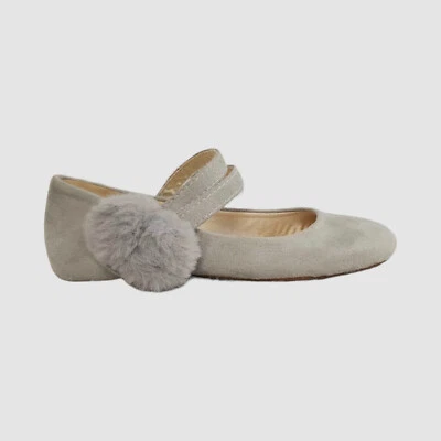 $55 Yosi Samra Niñas Niños Gris Miss Sandie Ballet Zapatos Planos Talla 10C Foto 1 de 4