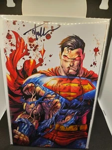 SUPERMAN SIGNIERT VON TYLER KIRKHAM MIT COA - Bild 1 von 3