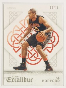 Al Horford 2015-16 Excalibur Silver 6/70 Atlanta Hawks #107 Panini