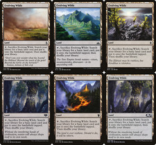 EVOLVING WILDS x100 ~mtg EX-NM Various Sets Common Land Fetch Bulk Lot