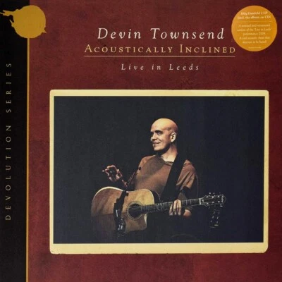 DEVIN TOWNSEND Acoustically Inclined, Live In Leeds NEW 2021 2xLP Black Vinyl - Imagem 1 de 2