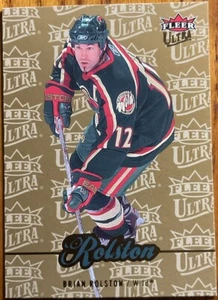 2007-08 Fleer Ultra Gold Medallion Brian Rolston #102 Minnesota Wild - Picture 1 of 2