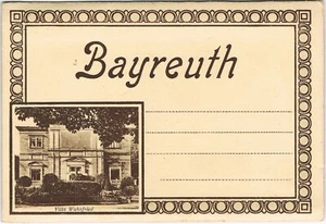 Bayreuth Leporello 10 Innenansichten ! - ungelaufen - sehr gute Erhaltung ! - Bild 1 von 5