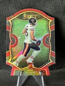 2020 Panini Select Die-Cut Concourse Maroon Cole Kmet Rookie Chicago Bears #74 - Picture 1 of 1