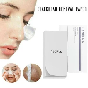 120X Nasal Blackhead Papers Facial Pores Strips Skin Removal 丨UK - Picture 1 of 10