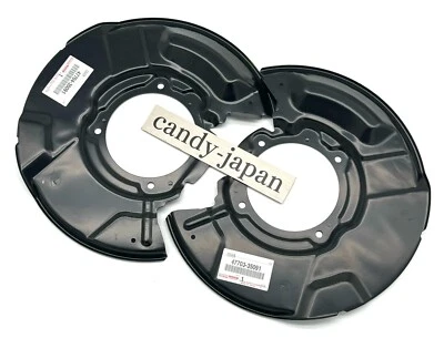 Toyota Genuine Front Disc Brake Dust Cover LH RH Set Shields 4Runner Tacoma Car - Image 1 of 4