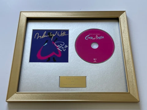 SIGNED/AUTOGRAPHED ANDREW LLOYD WEBBER CINDERELLA FRAMED CD.CARRIE HOPE FLETCHER Cover