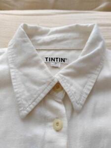 90s Tintin Linen Shirt - Vintage Collectible