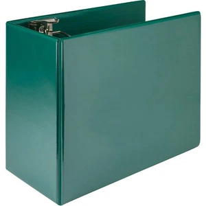 Samsill Binder, Locking, 6" D-Ring, 13-3/4"Wx6-3/4"Lx11-3/5"H, Green - Picture 1 of 1