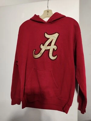 University Alabama-Crimson Tide-Hoodie Sweatshirt-Football/Sports-Adult Size Med - Image 1 of 4