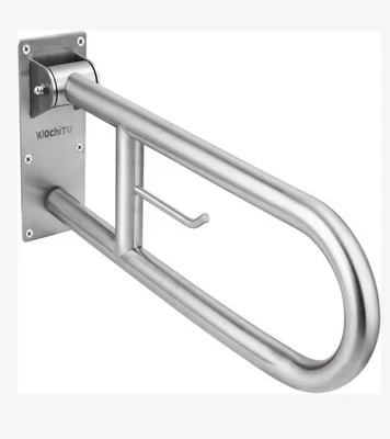 23.6 INCH Stainless Toilet Safety Rails, WochiTV Handicap Grab Bars for Elder... - Image 1 of 4