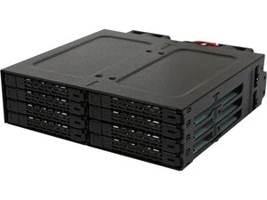 ICY DOCK MB998SP-B ToughArmor 8 x 2.5" SATA 6Gbps 7mm HDD / SSD Mobile Rack / - Picture 1 of 5
