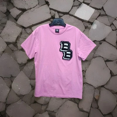 Rare Bianca Belair WWE Tshirt With Patches Size Large  Color Pink - Image 1 of 4