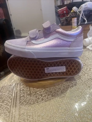 全新 Vans Kids Old School 经典鞋 女孩 尺码 US 3 英国 2.5 EU 34 — 第 1/4 张图片