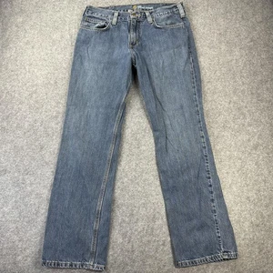 Carhartt Jeans Herren 33x32 Blau Relaxed Straight Fit B320 WTB Denim Workwear - Bild 1 von 13