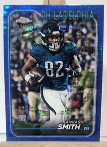 2024 Topps Chrome - Rookies Ainias Smith #286 Blue Sonar Refractor /150 (RC) - Bild 1 von 24