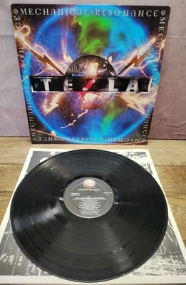 Tesla – Mechanical Resonance LP 1986 Geffen GHS 24120 EX Vinyl Original Press - Image 1 of 4