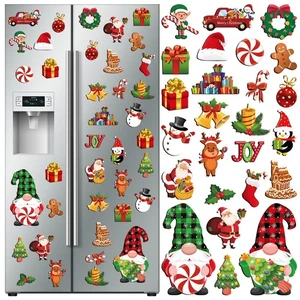 25 Stück Weihnachten Magnet Aufkleber Weihnachtsdeko für Auto Kühlschrank Party - Bild 1 von 7