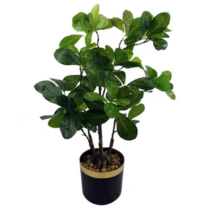Künstlicher tropischer Bonsai Ficus Baum 60 cm realistisch - Bild 1 von 3