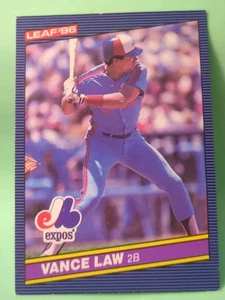 1986 Leaf Canadian - Vance Law #57 - Montreal Expos - Picture 1 of 2