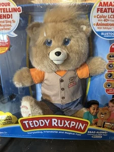 Teddy Ruxpin 2017 Animated Talking Storytime Bear Bluetooth LED NEW Damaged Box - Picture 1 of 3