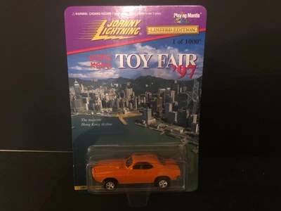 Johnny Lightning 1969 Pontiac Firebird Гонконг Toy Fair 1997 ОРАНЖЕВЫЙ на карте - Изображение 1 из 4