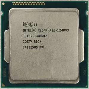Intel Xeon E3-1240 v3 3.40GHz 4-Core 5 GT/s DMI 8MB LGA1150 CPU Processor SR152 - Picture 1 of 3