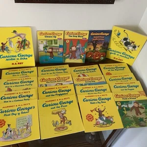 Curious George Lot of 21 Books - Margret & H.A. Rey - Very Good Condition - Picture 1 of 5