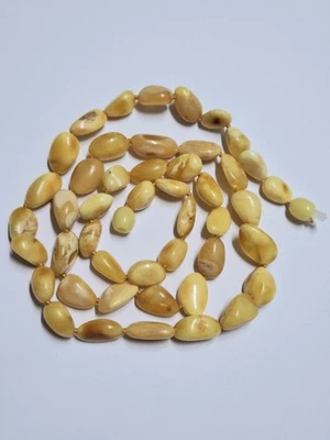 Alte Butterscotch Bernstein Kette - 59 cm - Bild 1 von 2