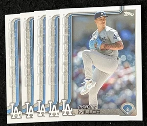 2025 Topps Series 2 - Bobby Miller - #652 - Dodgers - LOT OF 5 - NM/Mint - Bild 1 von 1