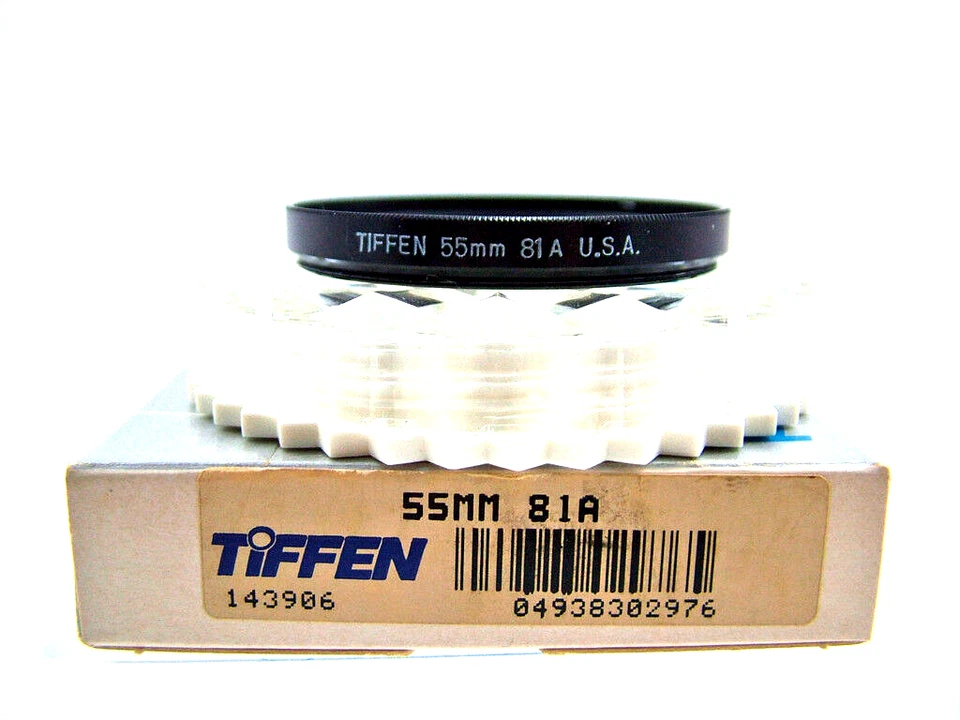 TIFFEN 55MM 81A CAMERA LENS FILTER (NEW OLD STOCK) - Image 1 of 1