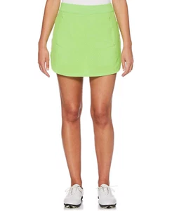 Callaway Fast Track Perforated Stretch Golf Skort, Paradise Green, Small - Picture 1 of 2