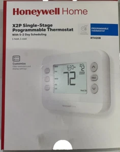 Termostato inteligente Honeywell X2S RTH2CWF convencional/bomba de calor WiFi nuevo - Imagen 1 de 2