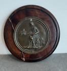 Antique Bronze Relief Cast Medallion 'Abundance'