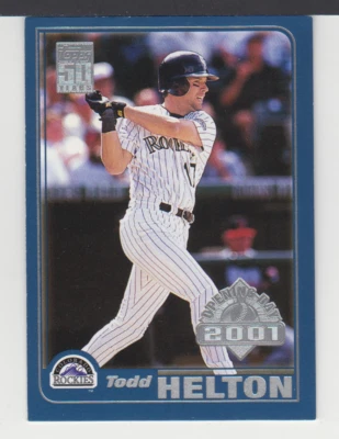 TODD HELTON : MLB - 2001 - TOPPS  50 YEARS - CARD  No # 81 - Image 1 of 2
