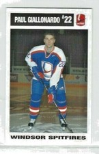 2002-03 Windsor Spitfires (OHL) Paul Giallonardo